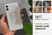 iPhone 11/Pro White Case Mock-Up
