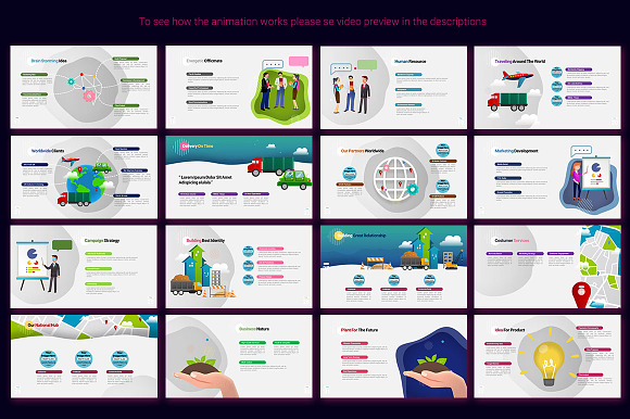 Animated PowerPoint Template in PowerPoint Templates - product preview 3