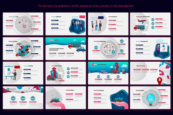 Animated PowerPoint Template in PowerPoint Templates - product preview 5