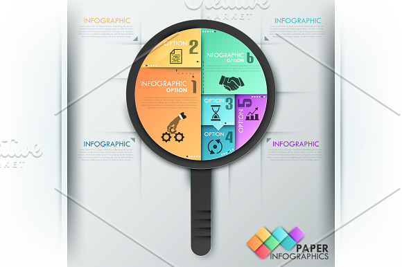 Paper Infographic Templates Bundle in Presentation Templates - product preview 6