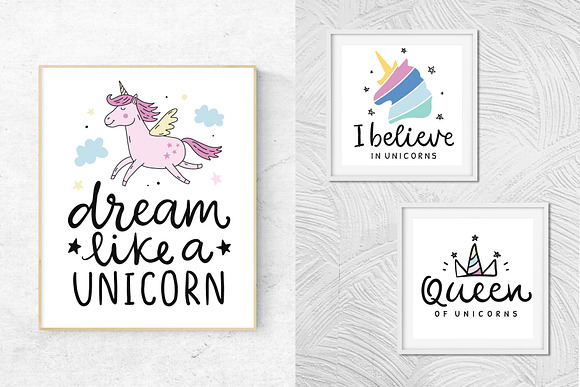 Unicorns & Caticorns Magic Pack in Graphics - product preview 6