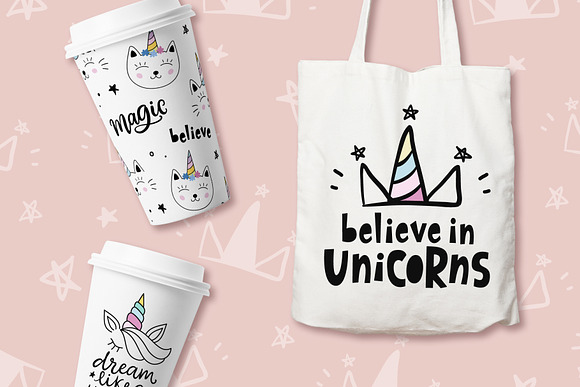 Unicorns & Caticorns Magic Pack in Graphics - product preview 7