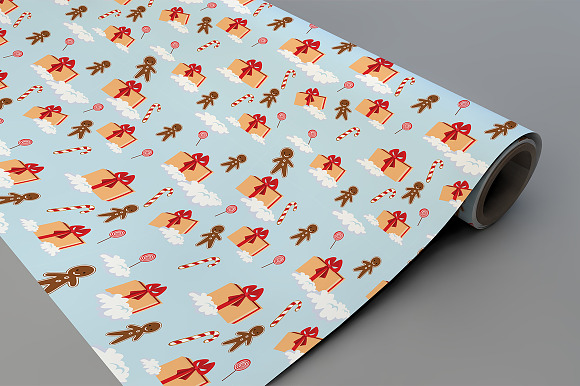 Christmas cards, stickers, labels in Postcard Templates - product preview 9