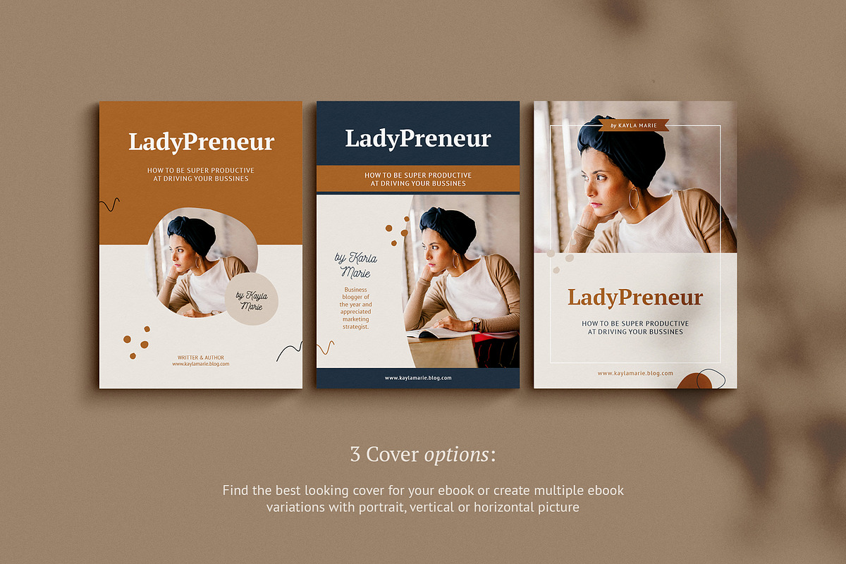 eBook template / CANVA / Kayla in Magazine Templates - product preview 5