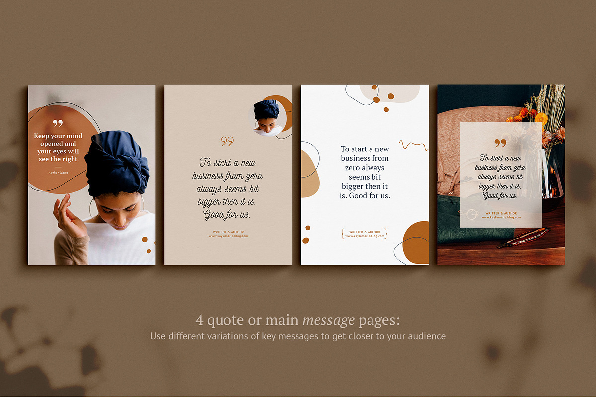 eBook template / CANVA / Kayla in Magazine Templates - product preview 8