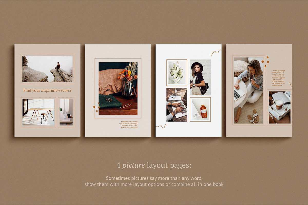 eBook template / CANVA / Kayla in Magazine Templates - product preview 10