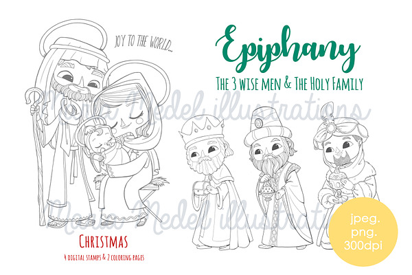 Epiphany- Christmas coloring