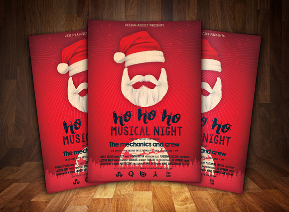 Christmas Musical Night Flyer in Flyer Templates - product preview 1