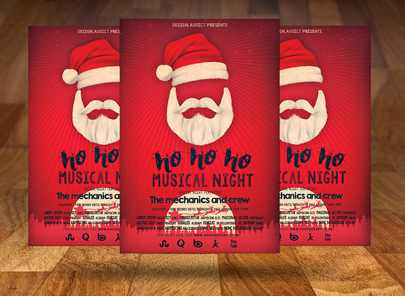 Christmas Musical Night Flyer in Flyer Templates - product preview 2