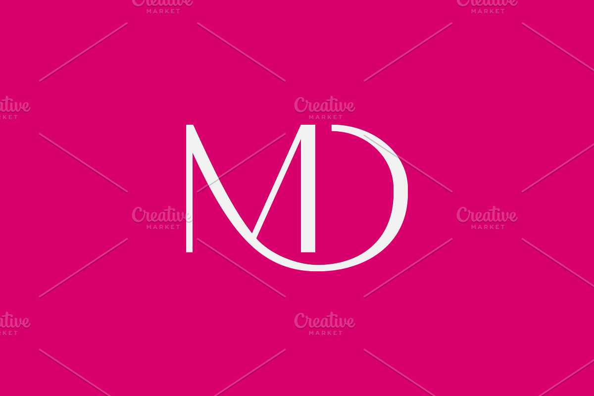 MD / MAD Monogram Logo + Bonus in Logo Templates - product preview 8