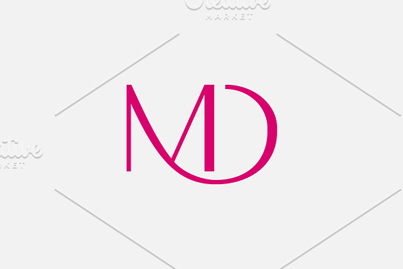 MD / MAD Monogram Logo + Bonus in Logo Templates - product preview 4