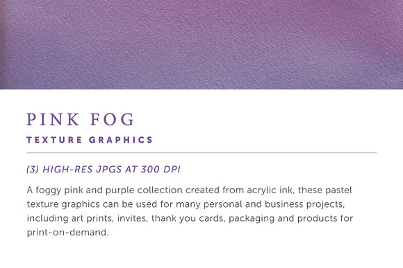 Pink Fog Bundle Texture Graphics in Textures - product preview 1