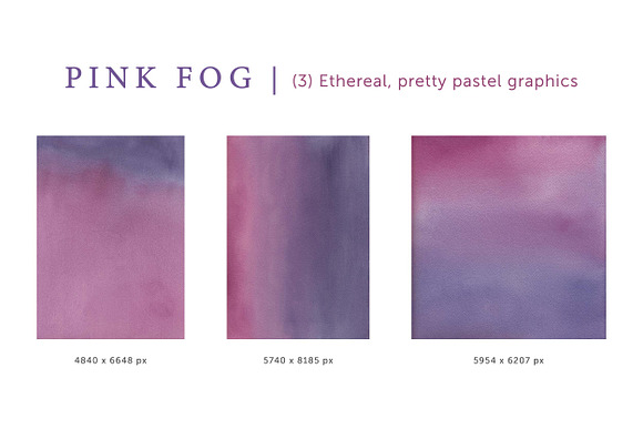 Pink Fog Bundle Texture Graphics in Textures - product preview 2