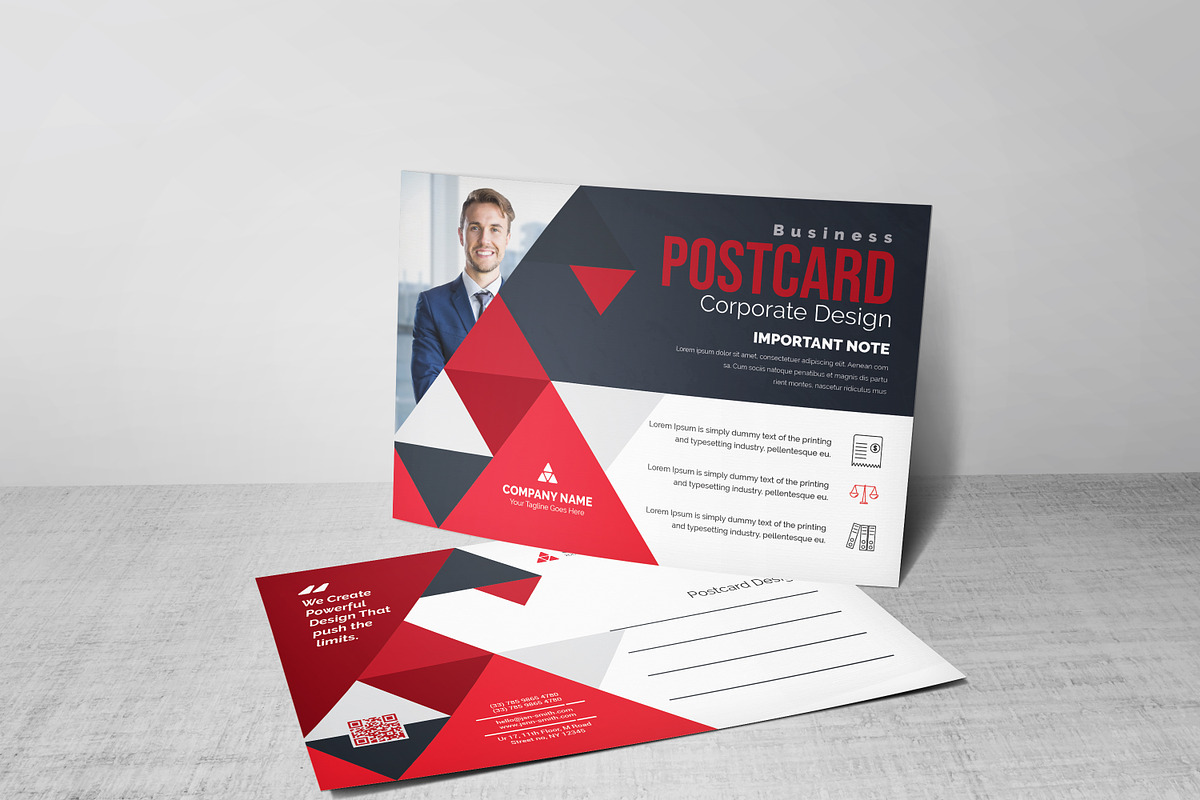 Postcard in Stationery Templates - product preview 8
