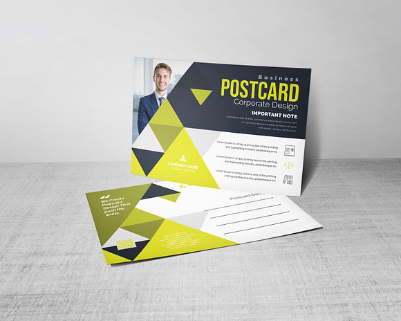 Postcard in Stationery Templates - product preview 2