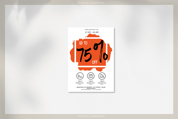 Sale Flyer in Flyer Templates - product preview 2