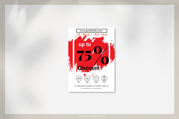 Sale Flyer in Flyer Templates - product preview 3