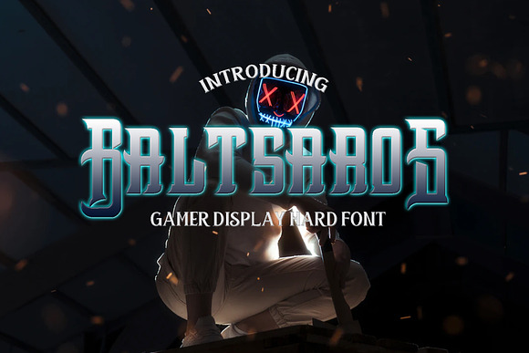 BaltsaroS -Heavy Metal black Font in Blackletter Fonts - product preview 6