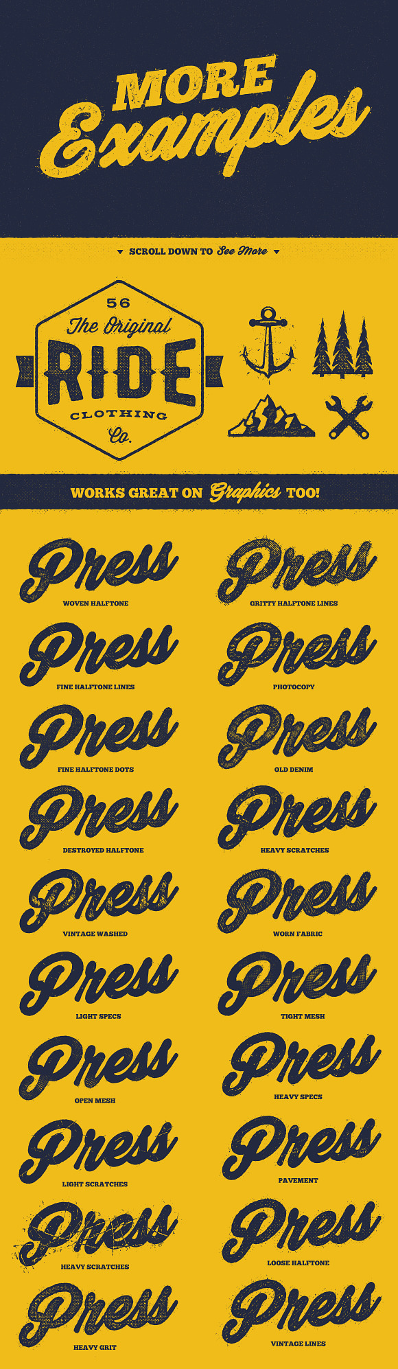 Old Worn Press - Illustrator Styles in Add-Ons - product preview 3