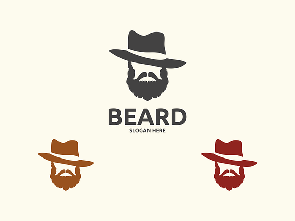 Beard Logo in Logo Templates - product preview 1