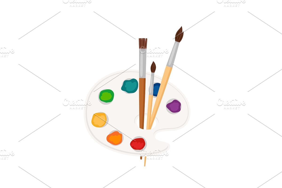 Palette paint icon in Illustrations - product preview 8