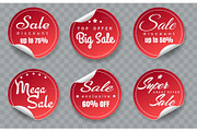 Round big sale badges