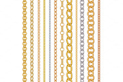 Metal chain pattern