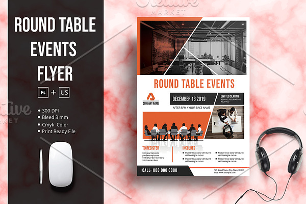 Round Table Event Flyer V01