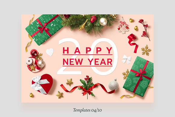 New Year Templates in Scene Creator Mockups - product preview 8