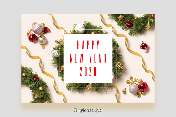 New Year Templates in Scene Creator Mockups - product preview 10