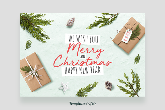New Year Templates in Scene Creator Mockups - product preview 11