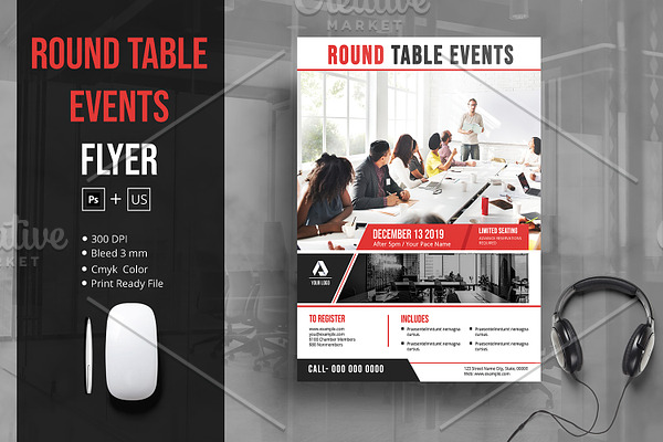 Round Table Event Flyer V02