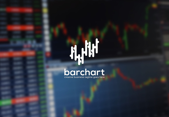 Bar Chart Logo in Logo Templates - product preview 2
