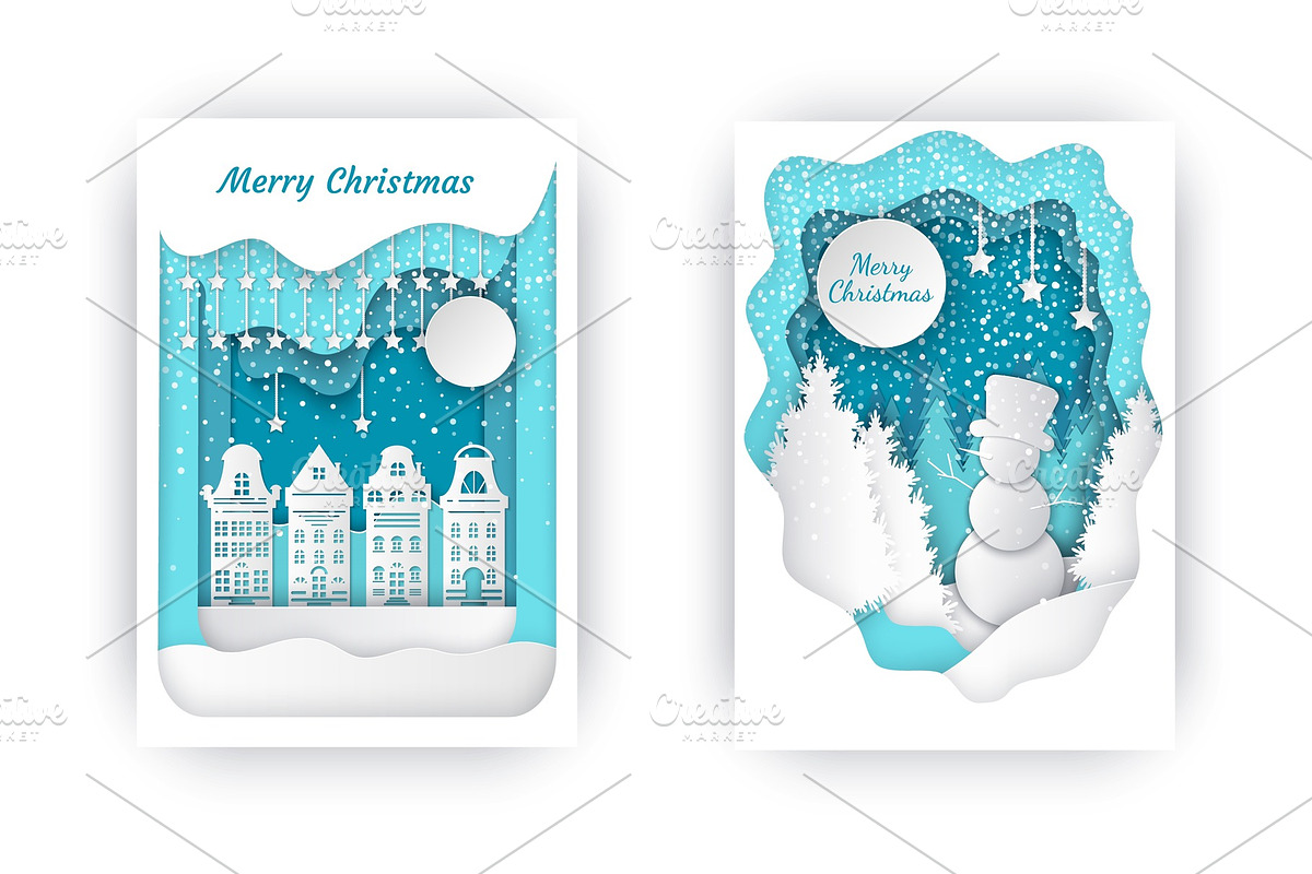 Merry Christmas Nature and Town in Objects - product preview 8