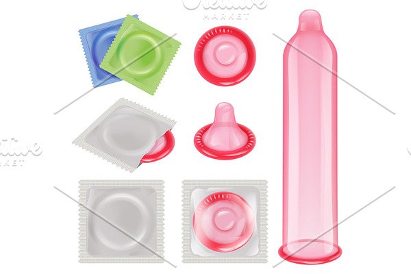Condoms. Men protection erection