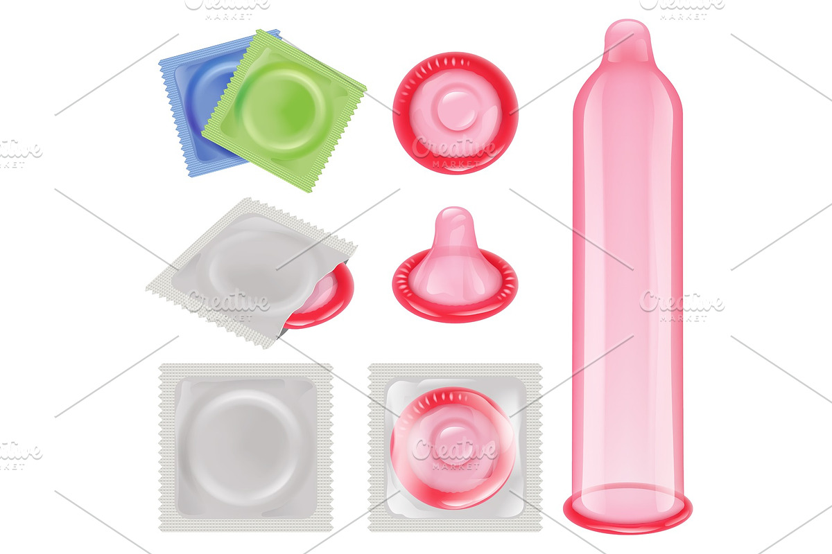 Condoms. Men protection erection in Graphics - product preview 8