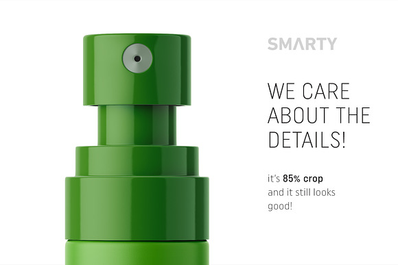 Matt atomizer bottle mockup in Product Mockups - product preview 3