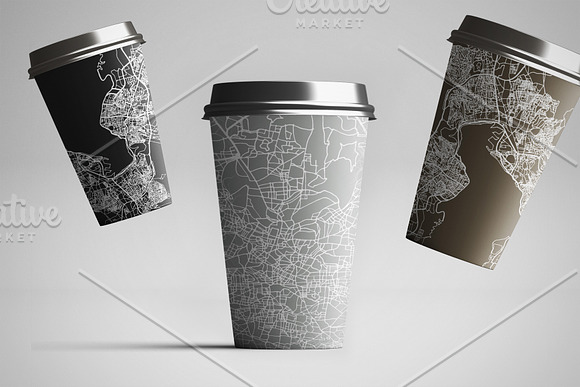 Bangalore India City Map in Retro in Illustrations - product preview 3