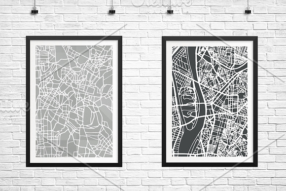 Bangalore India City Map in Retro in Illustrations - product preview 5