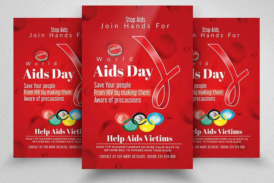 World Aids Day Awareness Flyer in Flyer Templates - product preview 8