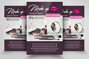 Cosmetics Product Discount Flyer