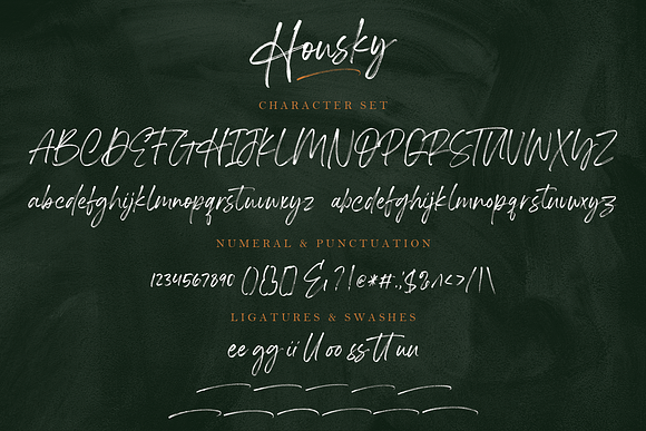 Housky - Handwritten Font in Script Fonts - product preview 11