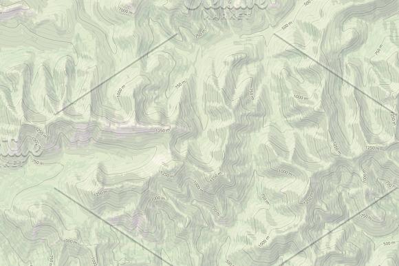 Topographic Map Textures in Textures - product preview 2