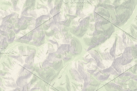 Topographic Map Textures in Textures - product preview 21