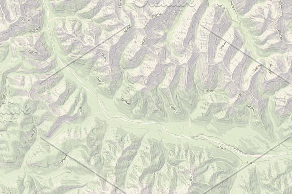 Topographic Map Textures in Textures - product preview 25