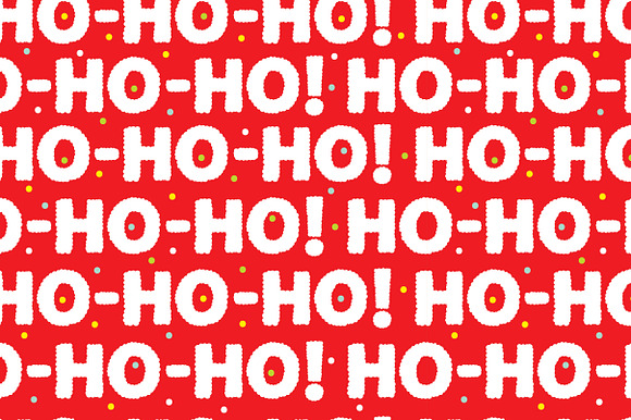 Ho-ho-ho! Christmas seamless pattern in Patterns - product preview 1