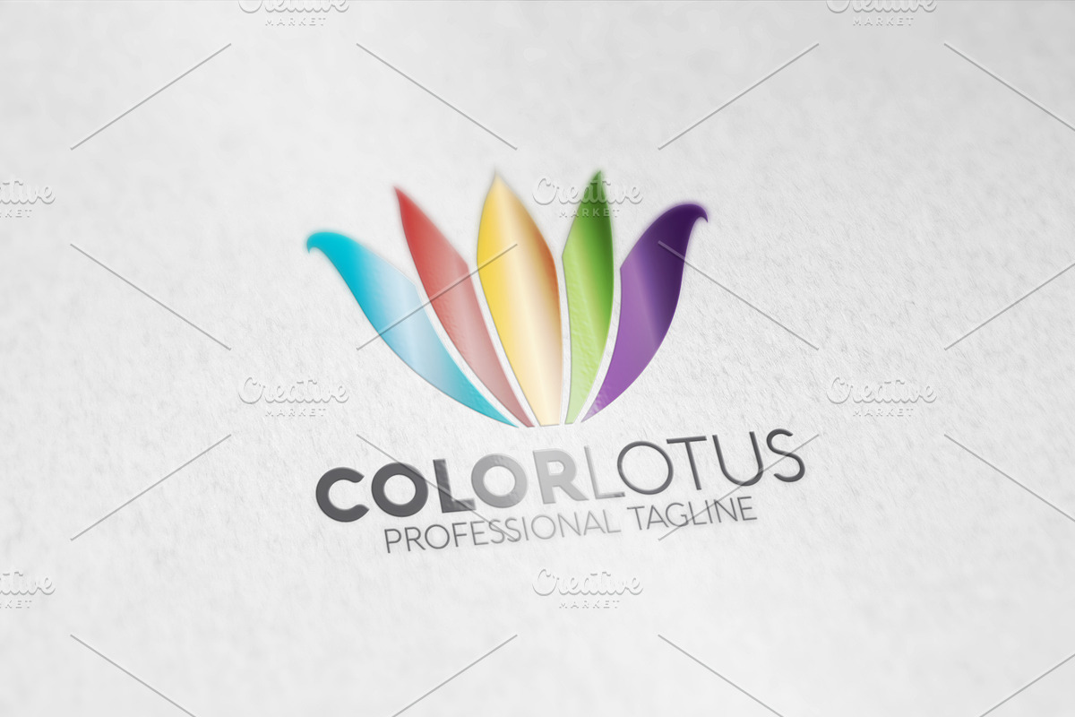 Lotus Logo in Logo Templates - product preview 8