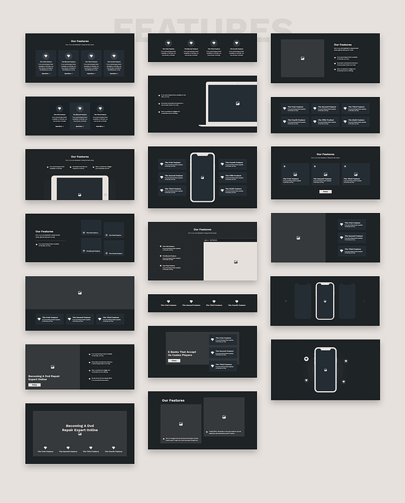 Tenebris Wireframe Kit in Wireframe Kits - product preview 3