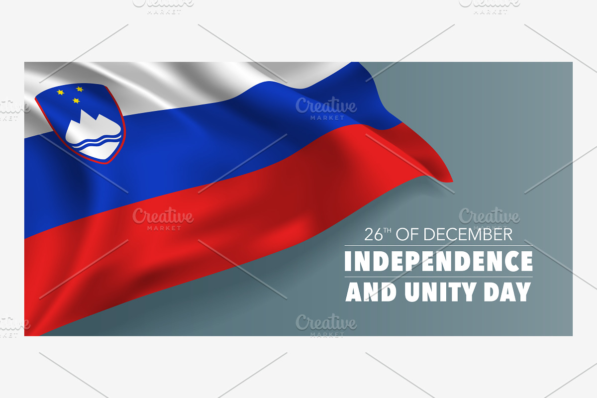 Slovenia independence and unity day in Illustrations - product preview 8