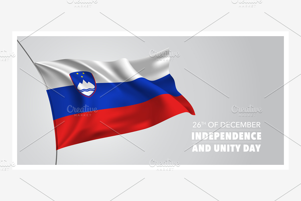 Slovenia independence and unity day in Illustrations - product preview 8